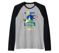 Sonic The Hedgehog - Sonic Football League Camiseta Manga Raglan
