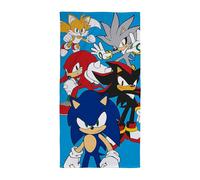 Sonic the Hedgehog Toalla Stars Baño Piscina Playa Algodón Suave Jugadores