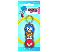 Sonic the hedgehog (trio stack) - llavero de pvc, muti