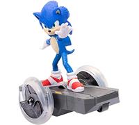 Sonic The Hedgehog - Vehículo Radio control Sonic de 15 cm Totalmente Articulada - Juguete con Diferentes Modos de Conducción y Giros 360 º - Juguete para Mayores de 3 Años