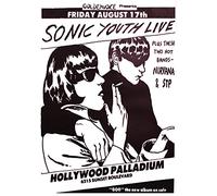 Sonic Youth Póster Goo de Live Hollywood PALLADIUM - Póster de formato grande (59,5 cm x 84 cm) + 1 sorpresa adicional