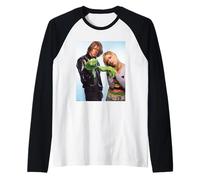 Sonic Youth Thurston Moore y Kim Gordon por AJ Barratt Camiseta Manga Raglan