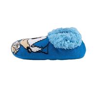 Sonic Zapatillas de Andar por Casa Color Azul y Blanco - Talla 32 a 35 - Zapatillas Infantiles Tipo Calcetín - Suela Blanda - Elaboradas en Poliéster - Producto Original Diseñado en España