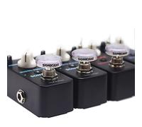 SONICAKE 20 piezas Footswitch Toppers Transparente Claro para Pedal de Efectos de Guitarra 10mm