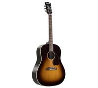 SONICAKE 41" Guitarra Acústica Tapa de Picea Maciza Caoba Acabado Sunburst