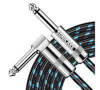 SONICAKE Cable de guitarra 6m Cable de instrumento de guitarra 6.35mm