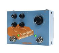 SONICAKE Pedal de efectos de guitarra de modulación 4 modos de Chorus, Flanger, Phaser y Tremolo Digital Warped Dimension