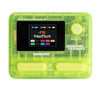 SONICAKE Pedal de guitarra multiefectos 9 Módulos de efectos 100 Presets 20 Amp/Cab Procesador de efectos para guitarra OTG USB Interfaz de audio BT con APP Pocket Master (Verde Transparente)