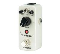 SONICAKE Pedal Overdrive Analógico Pedal de Efectos Clásicos para Guitarra 3 Modos Buffered Bypass Trio Rider