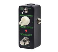SONICAKE Reverb Pedal de efectos de guitarra Room Hall Plate Digital Reverb