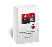 Sonicon Tarjeta microSD RetroPie Batocera emulador precargada con sistema maestro/Genesis/Arcade para Raspberry Pi, Plug Play - 128 GB, más de 28 sistemas/más de 12.000 juegos (para Pi 3/3B/3B+)
