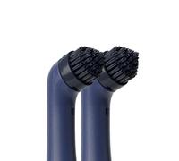 SonicScrubber Cabezales de cepillo de limpieza eléctricos reemplazables para sistema recargable Sonic Scrubber - Cepillo cónico - Paquete de 2 - Cerdas de resistencia dura - Ideal para limpiar