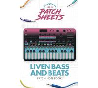 Sonicware Liven Bass and Beats Blank Patch Sheets Notebook: Become a more organized songwriter with this Blank Patch Sheet notebook so you can spend more time creating and less time forgetting.