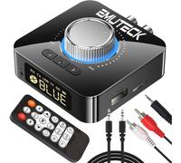 Sonido estéreo de alta fidelidad para un audio nítido, reproductor de CD todo en uno con altavoces, transmisor y receptor Bluetooth, radio FM,