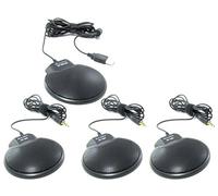 Sonido Tech - Mesa de conferencia micrófono Kit, 4 micrófonos margaritas cadena, cm-1000usb CM-1000