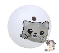 Sonidos bola de gato, bola interactiva para gatos, juguete interactivo divertido de pelota para gatito, juguete de ejercicio , juguete clásico de pelota para gatos para ejercicio de gato en