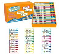 Sonidos de letras de 30 piezas para desarrollar habilidades de fonética de tarjetas flash para niños pequeños y fomentar el juego imaginativo