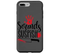 Sonidos sospechosos escena del crimen Humor Carcasa para iPhone 7 Plus/8 Plus