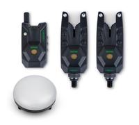 Sonik Herox Bite Alarm Set | 2+1+Bivvy Light | Red/ Blue OneSize