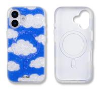 Sonix Case for iPhone 16 | Compatible with MagSafe | 10ft Drop Tested | Glitter Coulds | Day Dream