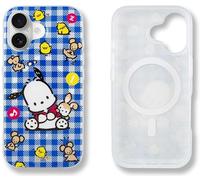 Sonix x Sanrio - Funda para iPhone 17, compatible con MagSafe, probada contra caídas de 10 pies, diseño a cuadros Pochacco