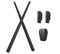 SONLED Batería electrónica de Aire, batería Virtual, Kit de Baquetas de Aire con Luces, máquina de Baquetas de Realidad Virtual con baqueta, Pedal y Receptor, para Principiantes y Profesionales