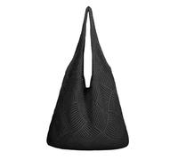 Sonnena Bolsos Tejidos Crochet, Bolso Playa Mujer, Bolso de Hombro Mujer, Grande para Playa, Bolsa de Ganchillo, Bolsos Informal Grande, para Picnic, Vacaciones, Compras, Viaje, Fiestas