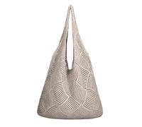Sonnena Bolsos Tejidos Crochet, Bolso Playa Mujer, Bolso de Hombro Mujer, Grande para Playa, Bolsa de Ganchillo, Bolsos Informal Grande, para Picnic, Vacaciones, Compras, Viaje, Fiestas