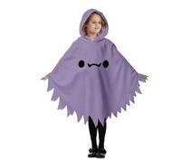 Sonnena Disfraz de Halloween para niños, capa fantasma, capa con capucha | Poncho con capucha espeluznante fantasma, disfraz de fantasmas, Traje fantasmal para niños y niñas