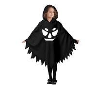 Sonnena Disfraz de Halloween para niños, capa fantasma, capa con capucha | Poncho con capucha espeluznante fantasma, disfraz de fantasmas, Traje fantasmal para niños y niñas