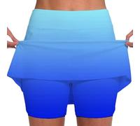 Sonnena Falda Deportiva con Pantalones Cortos Interiores Transpirable Faldas de Tenis para Mujer Elegante Pantalones Cortos 2 en 1 Faldas con Bolsillo para Tenis Golf Correr Gimnasio