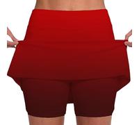 Sonnena Falda Deportiva con Pantalones Cortos Interiores Transpirable Faldas de Tenis para Mujer Elegante Pantalones Cortos 2 en 1 Faldas con Bolsillo para Tenis Golf Correr Gimnasio