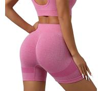 Sonnena Leggings Deportivos Mujer Cortos Push Up Pantalones Cortos Ciclismo Cintura Alta Mallas Correr Sin Costuras Opaco Scrunch Butt Pantalones Gimnasio Yoga Fitness Jogging