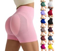 Sonnena Pantalones Cortos de Levantamiento de glúteos para Mujer, Pantalon Corto de Gimnasio para Mujer, sin Costuras, Acolchados, Pantalones Cortos de Entrenamiento, Pantalon Corto de Entrenamiento