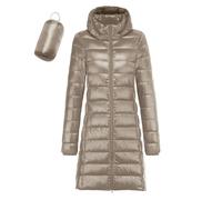 Sonnena Plumifero Ultraligero Mujer Largo Chaqueta Plumas Capucha Ligeros Mujer Plumífero Ligero Plumon Plumiferos Cazadoras Chaquetas Plumas Mujer Pluma Down Puffer Jacket Mujer Talla Grande