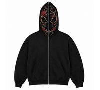 Sonnena Sudadera con Capucha y Cremallera Completa para Halloween, Cosplay | Sudadera Suave para Halloween Sweatshirt Casual Deportiva Chaqueta Streetwear Casual y Cómoda Hoodie Hombre