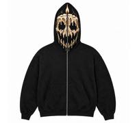 Sonnena Sudadera con Capucha y Cremallera Completa para Halloween, Cosplay | Sudadera Suave para Halloween Sweatshirt Casual Deportiva Chaqueta Streetwear Casual y Cómoda Hoodie Hombre
