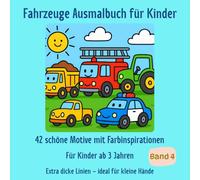 Sonnenkind Mandalas: Fahrzeug - Ausmalbuch für Kinder ab 3 Jahren: 42 einfache Motive | Mit Farbinspiration & Auszeichnung (Band 4)