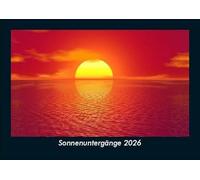 Sonnenuntergänge 2026 Fotokalender DIN A5: Monatskalender mit Bild-Motiven aus Fauna und Flora, Natur, Blumen und Pflanzen
