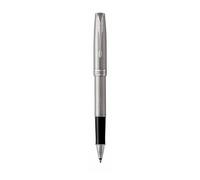 Parker Bolígrafo roller Sonnet acero inoxidable, adorno en paladio, punta fina en estuche