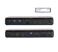 Sonnet Echo 13 Thunderbolt 5 [4TB] SSD Dock-AlmacenamientoNVMe 6000MB/sintegrado, 4 Puertos Thunderbolt 5, 4 USB-A, 2.5Gb Ethernet, Pantalla 8K-Mac,Windows, Chromebook, iPad Pro