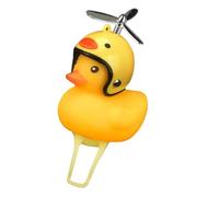 Sonnette De Vélo En Forme De Canard En Caoutchouc | Sonnette Lumineuse LED Jaune | Sonnerie Puissante Et Claire Pour Adultes Et, Décoration De Voiture En Forme De Canard En Caoutchouc Pour Enf