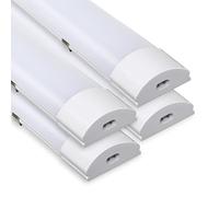 Sonnewelt 4X Neon LED 120CM 36W Reglette LED Garage 4000K Blanco Neutro Iluminación LED Techo,IP65 Impermeable Neon Led Plafón Conectable para Garaje Talleres Oficina Aparcamiento Baño