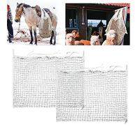 Sonnewelt Red de 160 x 100 cm, extremadamente resistente a la rotura, resistente a la intemperie, ligera y cómoda, relleno de malla pequeña de 3 cm, dos piezas