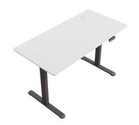 SONNI Escritorio eléctrico regulable en altura, 100 x 60 cm, motor sin escobillas con 3 funciones de memoria, sistema anticolisión y gestión de cables, mesa de pie para oficina en casa, carga de 60 kg