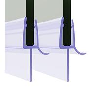 SONNI Goma Mampara Ducha 2x70cm Ajustable Junta Mampara Ducha Bañera Baño Puerta Adecuado para Cristal 5mm 6mm Fácil Montaje