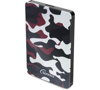 Sonnics 500GB USB 3.0 Externos Portátil Duros Discos por Ventanas PC, Mac, Smart TV, Xbox One & PS4 Especial Edición, Rojo Camo