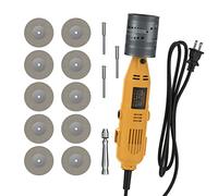 SONNLER Afilador de electrodos de tungsteno para soldadura TIG, 6 tamaños, 10 ángulos, herramienta giratoria de soldadura TIG con ranura de corte de bloque de molienda plana, 10 ruedas de diamante, 3