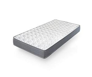 SonnoMATTRESS Colchón Infantil HR Stone 80x180x15cm - Núcleo HR Foam Firme y Resistente, Doble Cara con Memoria de Forma, Tejido Aloe Vera Antibacteriano y Transpirable, Ideal para Camas Nido