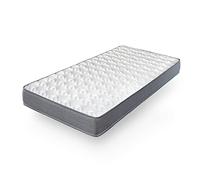 SonnoMATTRESS Colchón Infantil HR Stone 90x180x15cm - Núcleo HR Foam Firme y Resistente, Doble Cara con Memoria de Forma, Tejido Aloe Vera Antibacteriano y Transpirable, Ideal para Camas Nido